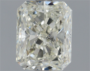 Foto Diamante Natural 1.50 quilates, Radiante , Color J, claridad SI2 y certificado GIA de