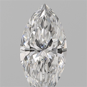 Picture of Natural Diamond 0.14 Carats, Marquise with  Cut, E Color, VS1 Clarity and Certified by IGI