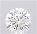 Lab Grown Diamond 2.06 Carats, Round with Ideal Cut, F Color, VVS2 Clarity and Certified by IGI