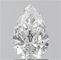 Natural Diamond 1.20 Carats, Pear with  Cut, E Color, SI2 Clarity and Certified by GIA