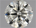 Natural Diamond 1.01 Carats, Round with Very Good Cut, K Color, SI2 Clarity and Certified by IGI