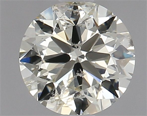 Picture of Natural Diamond 1.01 Carats, Round with Very Good Cut, K Color, SI2 Clarity and Certified by IGI