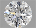 Lab Grown Diamond 1.01 Carats, Round with Very Good Cut, D Color, VVS2 Clarity and Certified by IGI