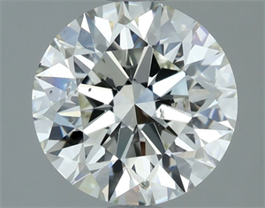 Foto Diamante Natural 2.07 quilates, Redondo , Color I, claridad SI1 y certificado IGI de