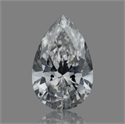 Natural Diamond 0.34 Carats, Pear with  Cut, E Color, SI2 Clarity and Certified by GIA