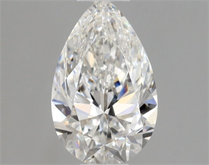 Picture of Natural Diamond 0.46 Carats, Pear with  Cut, F Color, VS1 Clarity and Certified by GIA