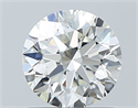 Diamante Natural 0.80 quilates, Redondo , Color I, claridad VVS1 y certificado GIA