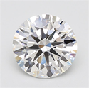 Lab Grown Diamond 4.42 Carats, Round with Ideal Cut, E Color, VVS1 Clarity and Certified by IGI