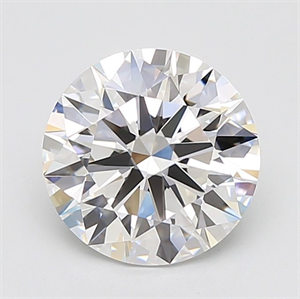 Picture of Lab Grown Diamond 4.42 Carats, Round with Ideal Cut, E Color, VVS1 Clarity and Certified by IGI