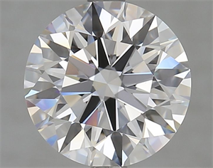 Picture of Lab Grown Diamond 3.02 Carats, Round with Ideal Cut, D Color, VVS2 Clarity and Certified by IGI