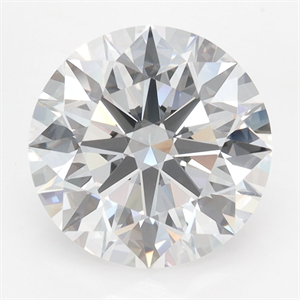 Picture of Lab Grown Diamond 3.74 Carats, Round with Ideal Cut, D Color, IF Clarity and Certified by IGI