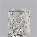 Natural Diamond 0.50 Carats, Radiant with  Cut, H Color, VS2 Clarity and Certified by GIA