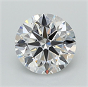 Del inventario de diamantes de laboratorio, 1.06 quilates, Redondo , Color D, claridad VVS2 y certificado IGI