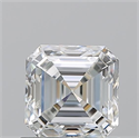 Natural Diamond 1.01 Carats, Asscher with  Cut, G Color, VVS1 Clarity and Certified by GIA
