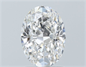 Natural Diamond 1.25 Carats, Oval with  Cut, F Color, VS2 Clarity and Certified by GIA