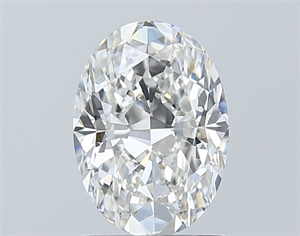 Picture of Natural Diamond 1.25 Carats, Oval with  Cut, F Color, VS2 Clarity and Certified by GIA