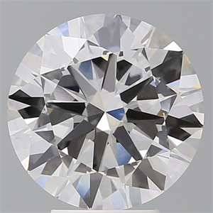 Picture of Lab Grown Diamond 4.53 Carats, Round with Excellent Cut, E Color, VS1 Clarity and Certified by IGI