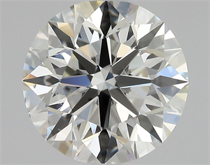 Picture of Natural Diamond 0.90 Carats, Round with Excellent Cut, I Color, VS2 Clarity and Certified by GIA
