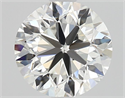 Natural Diamond 1.01 Carats, Round with Very Good Cut, H Color, VS1 Clarity and Certified by GIA