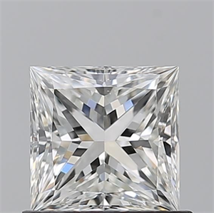 Picture of Natural Diamond 0.80 Carats, Princess with  Cut, H Color, VS2 Clarity and Certified by GIA