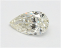 Diamante Natural 0.50 quilates, De pera , Color L, claridad SI2 y certificado GIA