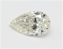 Natural Diamond 0.50 Carats, Pear with  Cut, L Color, SI2 Clarity and Certified by GIA