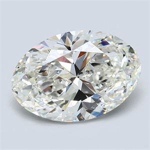 Foto Diamante Natural 4.01 quilates, Ovalado , Color I, claridad VS1 y certificado GIA de