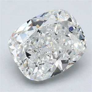 Foto Diamante Natural 4.27 quilates, Del cojín , Color H, claridad SI2 y certificado GIA de