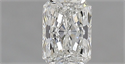 Natural Diamond 0.70 Carats, Radiant with  Cut, F Color, VVS1 Clarity and Certified by IGI