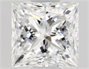 Natural Diamond 0.54 Carats, Princess with  Cut, E Color, VS1 Clarity and Certified by GIA