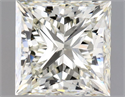 Natural Diamond 1.01 Carats, Princess with  Cut, L Color, VS1 Clarity and Certified by GIA