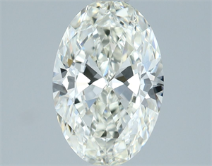 Picture of Natural Diamond 1.33 Carats, Oval with  Cut, I Color, VVS2 Clarity and Certified by IGI
