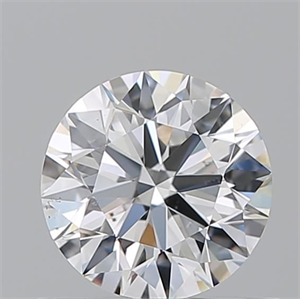 Picture of Natural Diamond 0.70 Carats, Round with Excellent Cut, E Color, VS2 Clarity and Certified by GIA