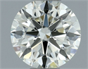 Natural Diamond 0.50 Carats, Round with Excellent Cut, L Color, VVS2 Clarity and Certified by GIA