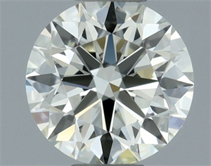 Picture of Natural Diamond 0.50 Carats, Round with Excellent Cut, L Color, VVS2 Clarity and Certified by GIA