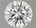Lab Grown Diamond 1.02 Carats, Round with Ideal Cut, D Color, VS1 Clarity and Certified by IGI