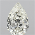Natural Diamond 1.10 Carats, Pear with  Cut, I Color, VVS1 Clarity and Certified by IGI