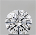 Lab Grown Diamond 1.01 Carats, Round with Ideal Cut, D Color, VS1 Clarity and Certified by IGI