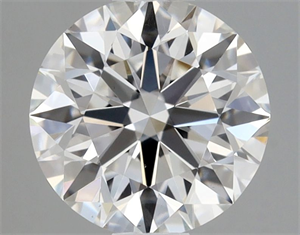 Foto Diamante Natural 0.53 quilates, Redondo , Color E, claridad VS2 y certificado GIA de