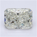 Natural Diamond 1.52 Carats, Radiant with  Cut, L Color, SI2 Clarity and Certified by GIA