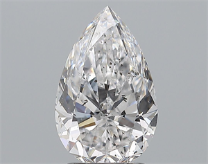Picture of Natural Diamond 2.01 Carats, Pear with  Cut, D Color, SI2 Clarity and Certified by GIA