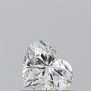 Picture of Natural Diamond 0.50 Carats, Heart with  Cut, H Color, VS2 Clarity and Certified by GIA