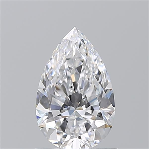 Foto Diamante Natural 0.90 quilates, De pera , Color D, claridad VVS2 y certificado GIA de