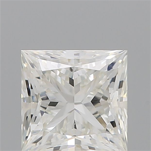 Picture of Natural Diamond 0.86 Carats, Princess with  Cut, I Color, VS1 Clarity and Certified by GIA