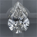 Natural Diamond 0.74 Carats, Pear with  Cut, G Color, I1 Clarity and Certified by GIA