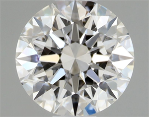 Picture of Natural Diamond 0.46 Carats, Round with Excellent Cut, E Color, VVS2 Clarity and Certified by GIA