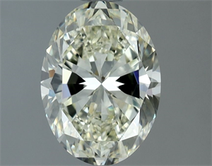 Picture of Natural Diamond 1.21 Carats, Oval with  Cut, K Color, VVS2 Clarity and Certified by IGI