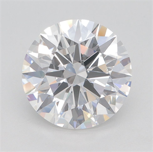 Picture of Lab Grown Diamond 3.35 Carats, Round with Ideal Cut, E Color, VVS2 Clarity and Certified by IGI