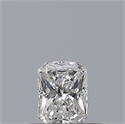 Natural Diamond 0.24 Carats, Radiant with  Cut, E Color, VVS2 Clarity and Certified by GIA