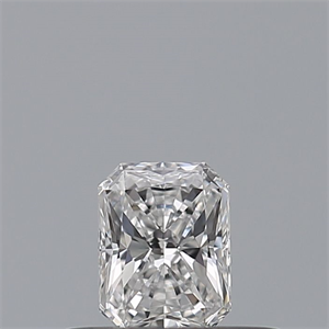 Picture of Natural Diamond 0.24 Carats, Radiant with  Cut, E Color, VVS2 Clarity and Certified by GIA